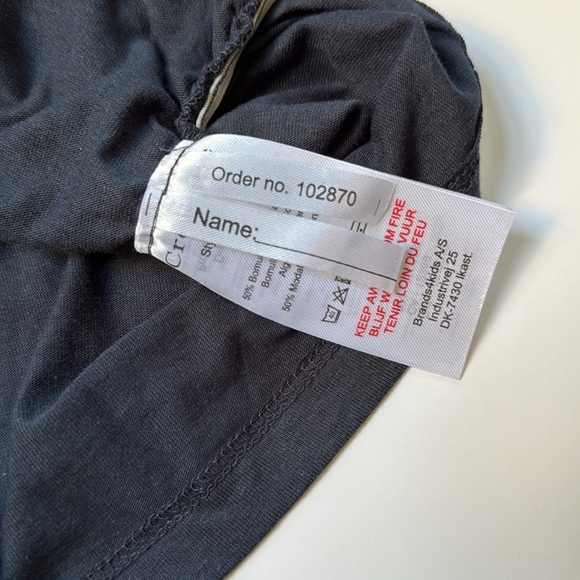 Creamie Long Sleeve Ruched T-shirt Size 10 - Picture 8 of 11